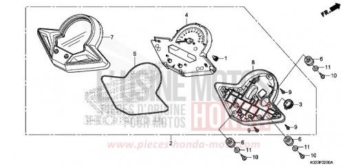 COMPTEUR CBR300RAF de 2015